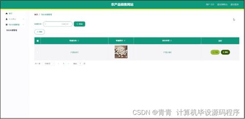 農產品銷售網站的設計、開發與部署方案